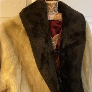 Faux fur coat